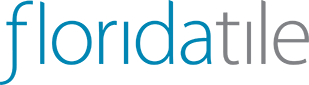 The word floridatile is written in blue on a white background.