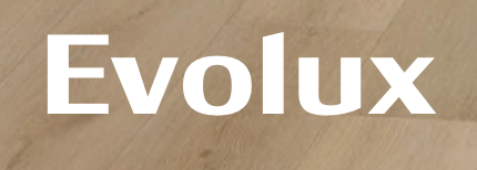 The word evolux is on a wooden surface