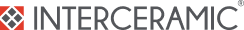 A white background with the word interceramic on it.