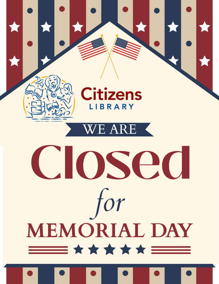 Closed For Memorial Day 2026 Promotional Flyer