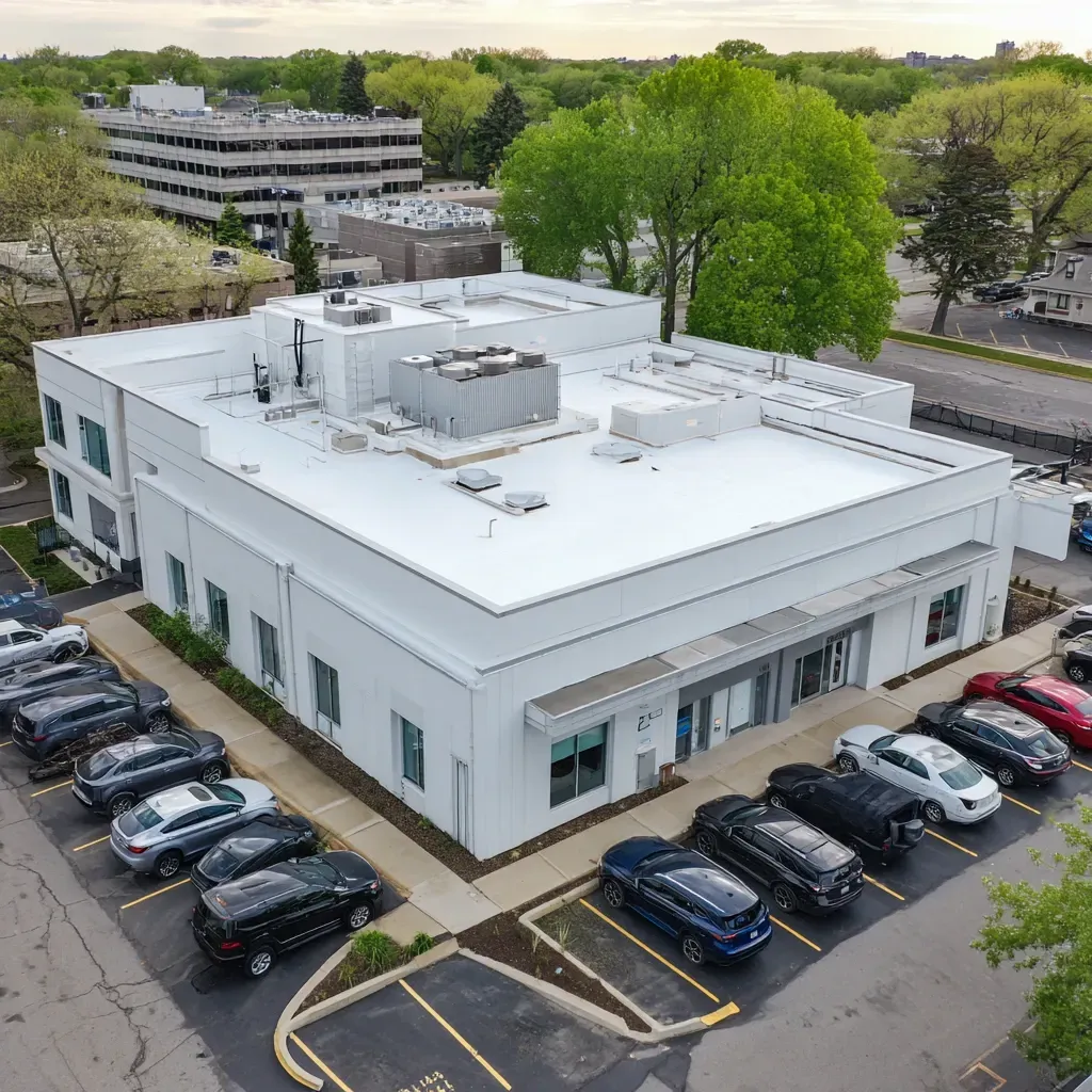 Modified bitumen roof sealing Evanston IL with granule re-embedding, asphalt-compatible sealants, flash zone resurfacing, and leak path sealing for commercial rooftops.