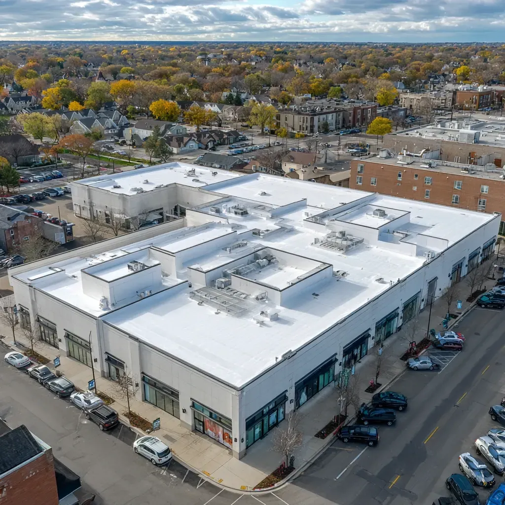 High-wind and hail-resistant roof replacement Evanston IL featuring impact-rated shingles, storm-resistant roof system upgrades, reinforced starter strip install, ridge shingle locking systems, and ice barrier protection under shingle rows installed by Evanston IL roofers.