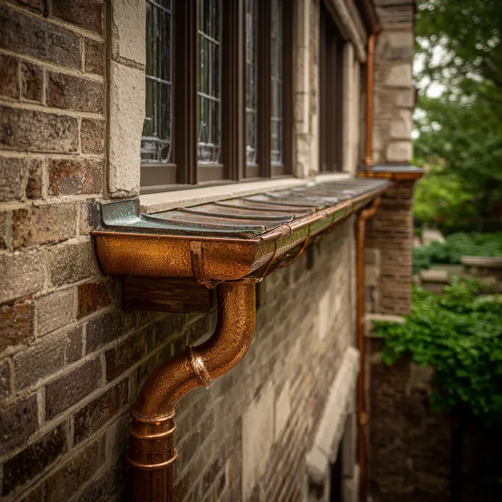 Gutter downspout repair and maintenance Evanston IL with extension kits, drain splash protection, downspout clog removal, fastener tightening, and elbow joint replacement.