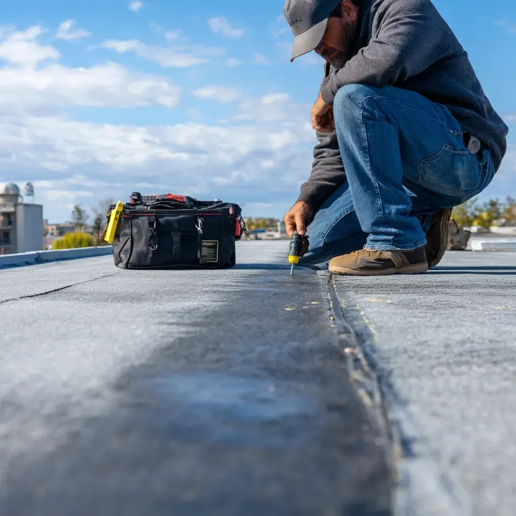 Evanston IL commercial roof assessment specialists offering multi-point checklist inspections for all roof systems including TPO, PVC, EPDM, spray foam, and built-up roofing.
