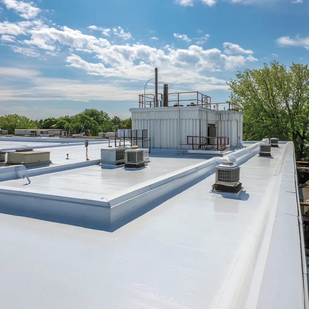 Roof drain maintenance Evanston IL including drain bowl cleaning, sump water pooling detection, overflow scupper inspections, drain screen replacement, and cricket slope integrity checks.