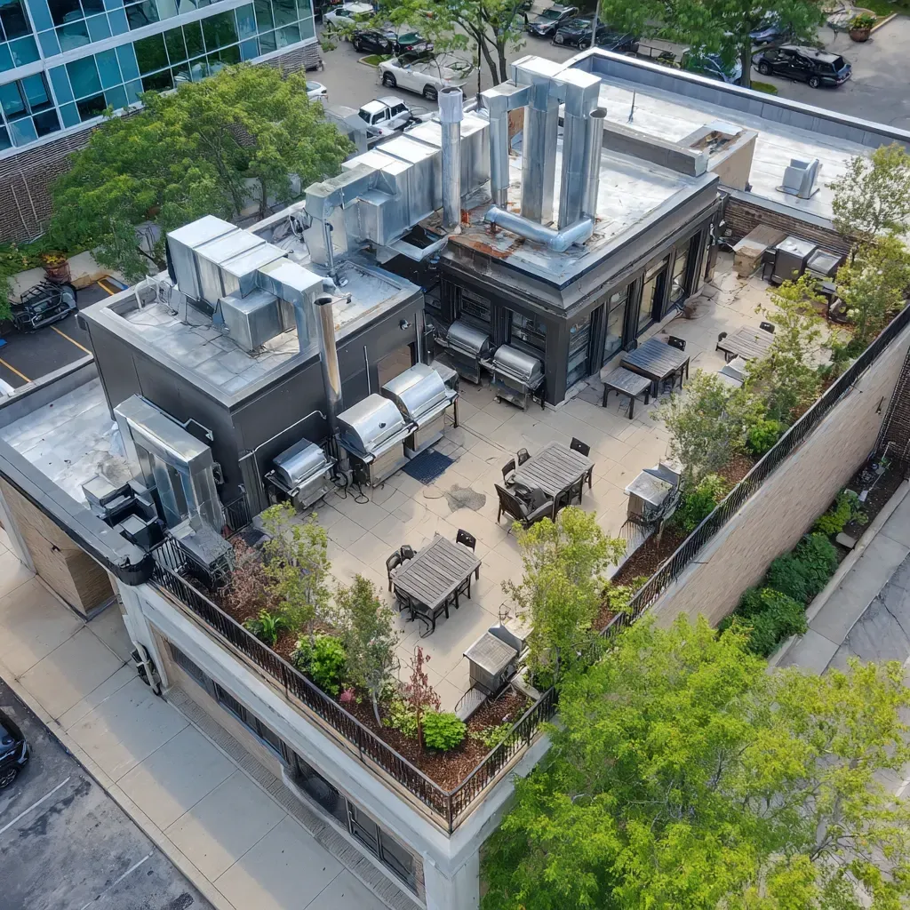 Evanston IL flat roofing companies providing long-term maintenance programs, leak detection services, membrane cleaning, seam resealing, and drain flushing to prevent costly water intrusion.