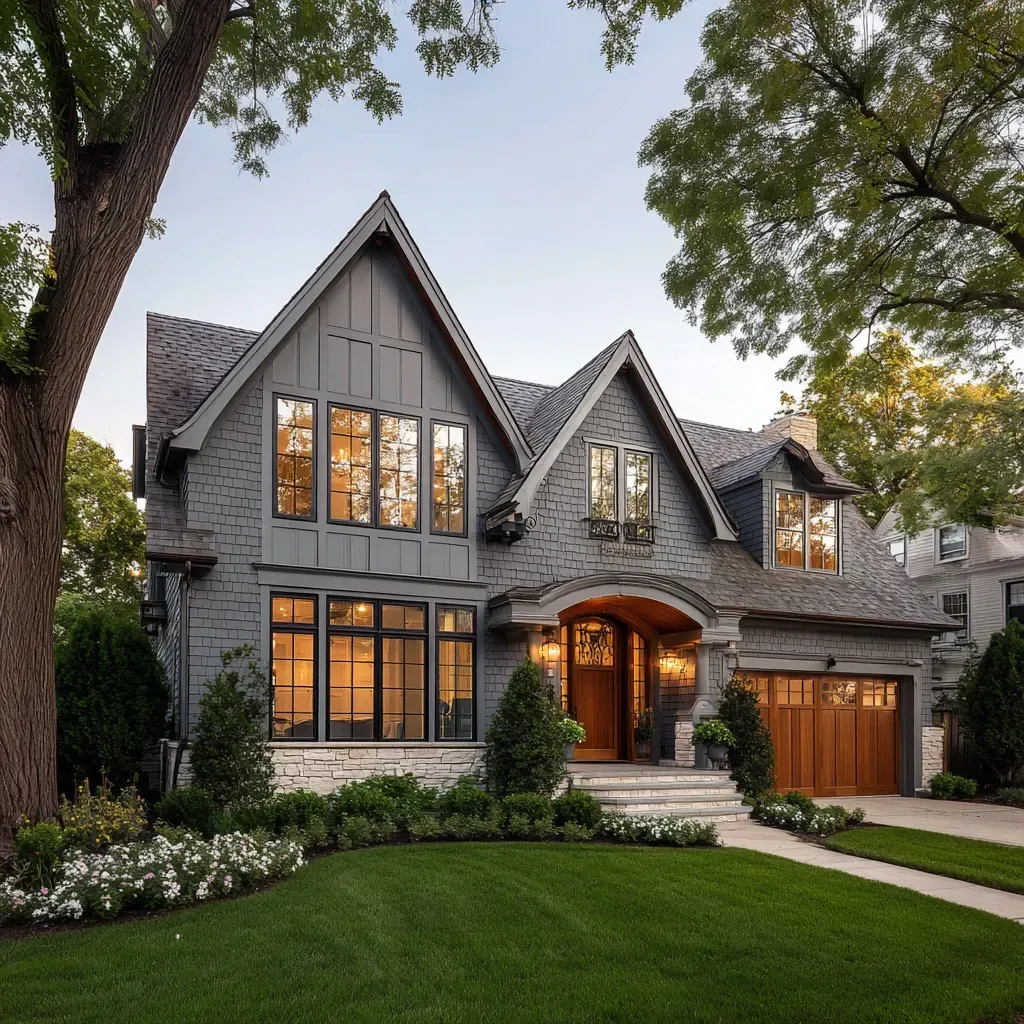 Evanston IL asphalt shingle roofing services for historic homes, new builds, and remodeling projects requiring period-appropriate shingle designs, copper flashing, vent pipe sealing, and ice dam prevention layers.