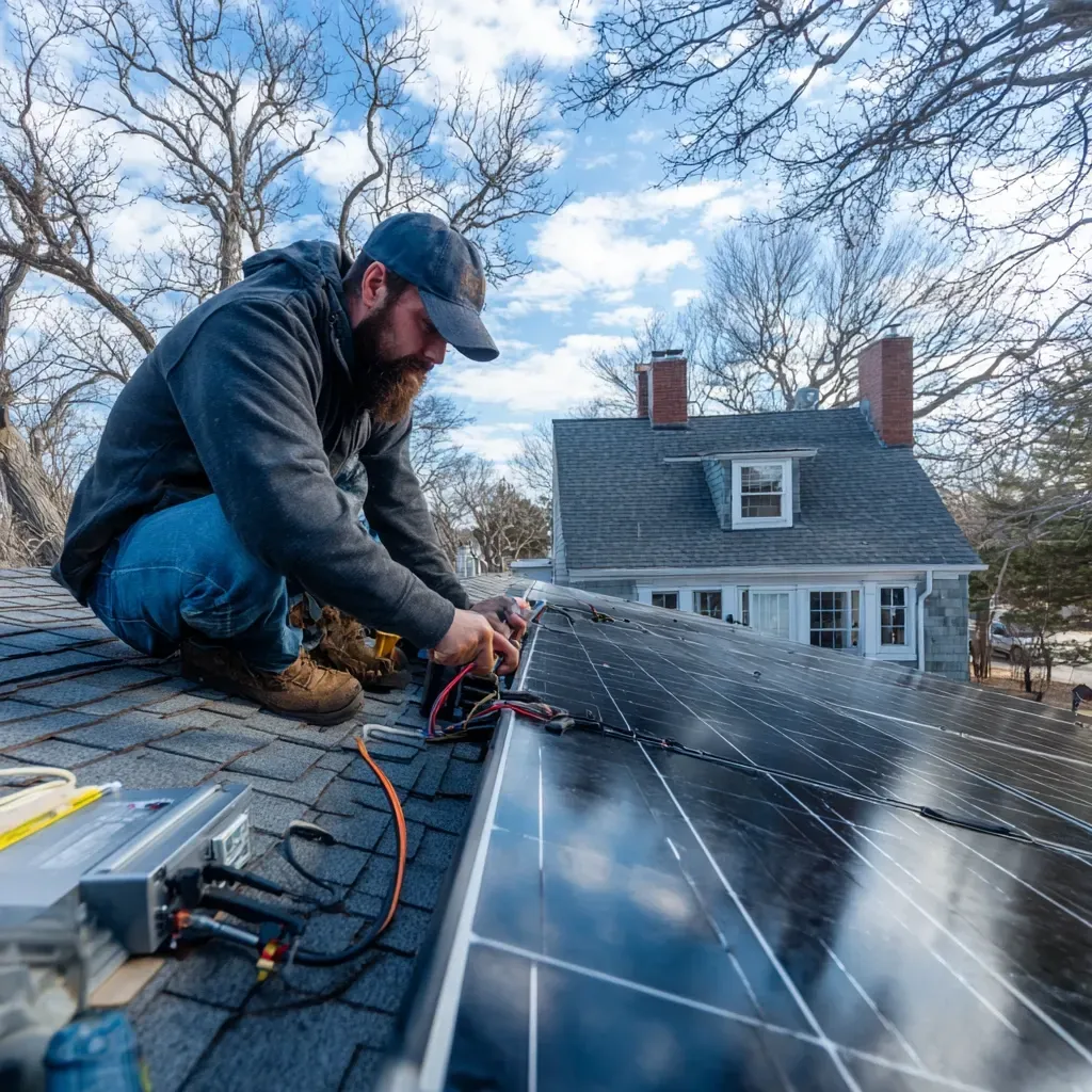 Evanston IL solar roofing experts installing GAF solar shingles, Tesla glass tile roofing, integrated PV solar panels, and BIPV (building-integrated photovoltaic) roofing systems across residential and commercial zones in Evanston Illinois.