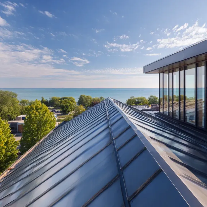 Evanston IL roofers delivering industry-leading roof inspection, repair, and installation services including infrared moisture detection, chimney boot waterproofing, snow retention systems, ice and water shield underlayment application, three-tab and laminated shingle solutions, aluminum and copper guttering, valley flashing system reinforcement, and project management for new construction and historic roof restoration projects in central and south Evanston, Illinois.
