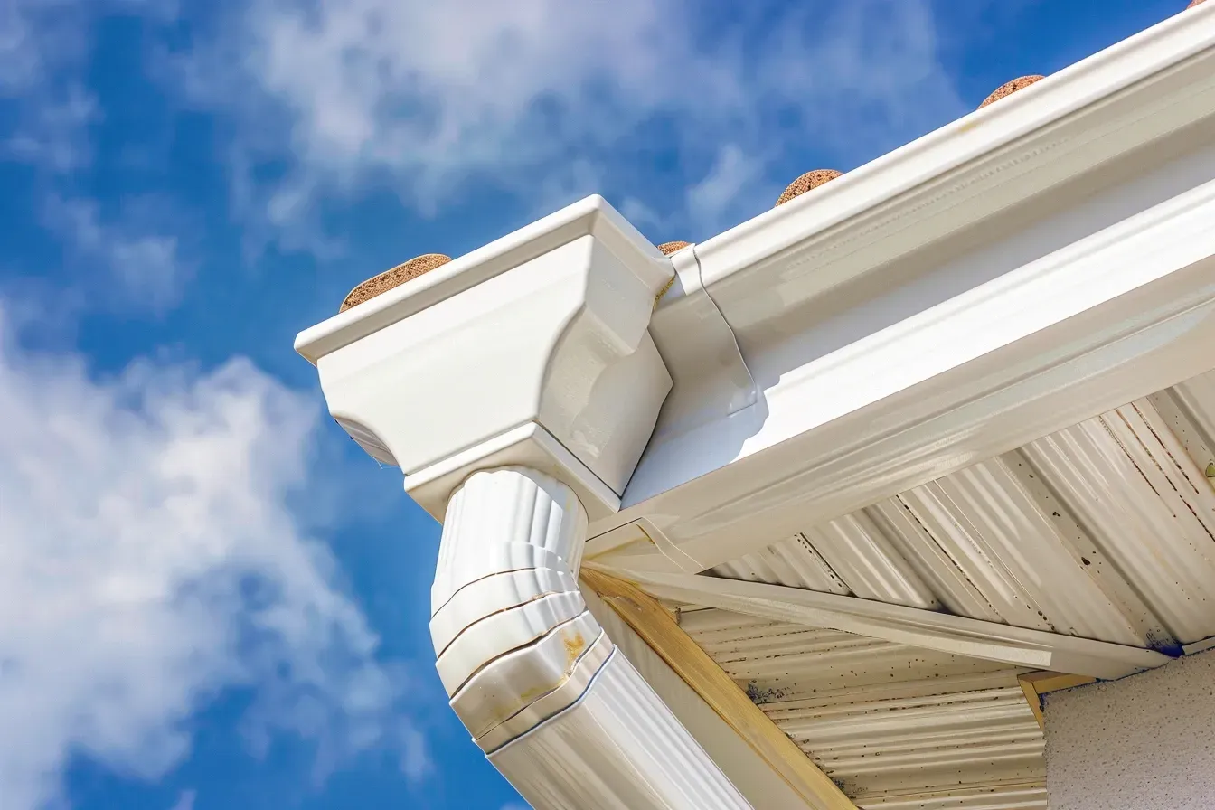 Seamless aluminum gutter and soffit installation Evanston IL for new homes, remodeling projects, roof replacement tie-ins, and modern color-matched eave upgrades.