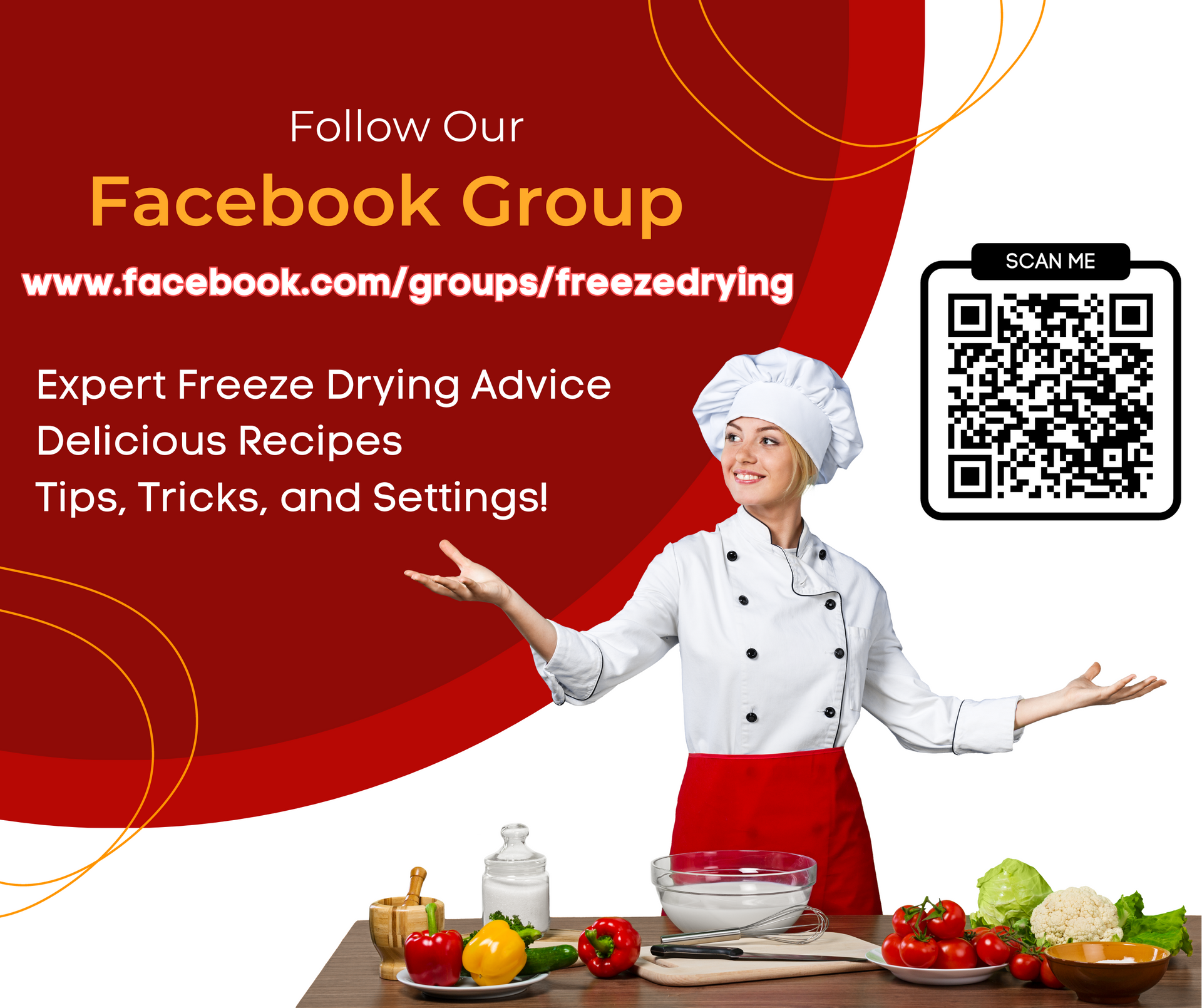 a facebook group for freeze drying advice and delicious recipes