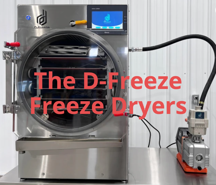 A machine that says the d-freeze freeze dryers on it