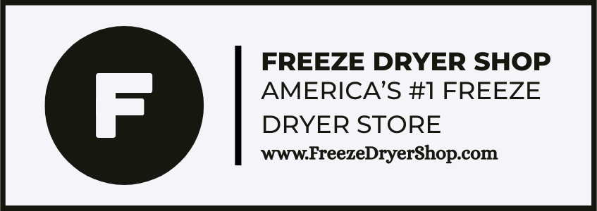 The logo for freeze dryer shop america's # 1 freeze dryer store