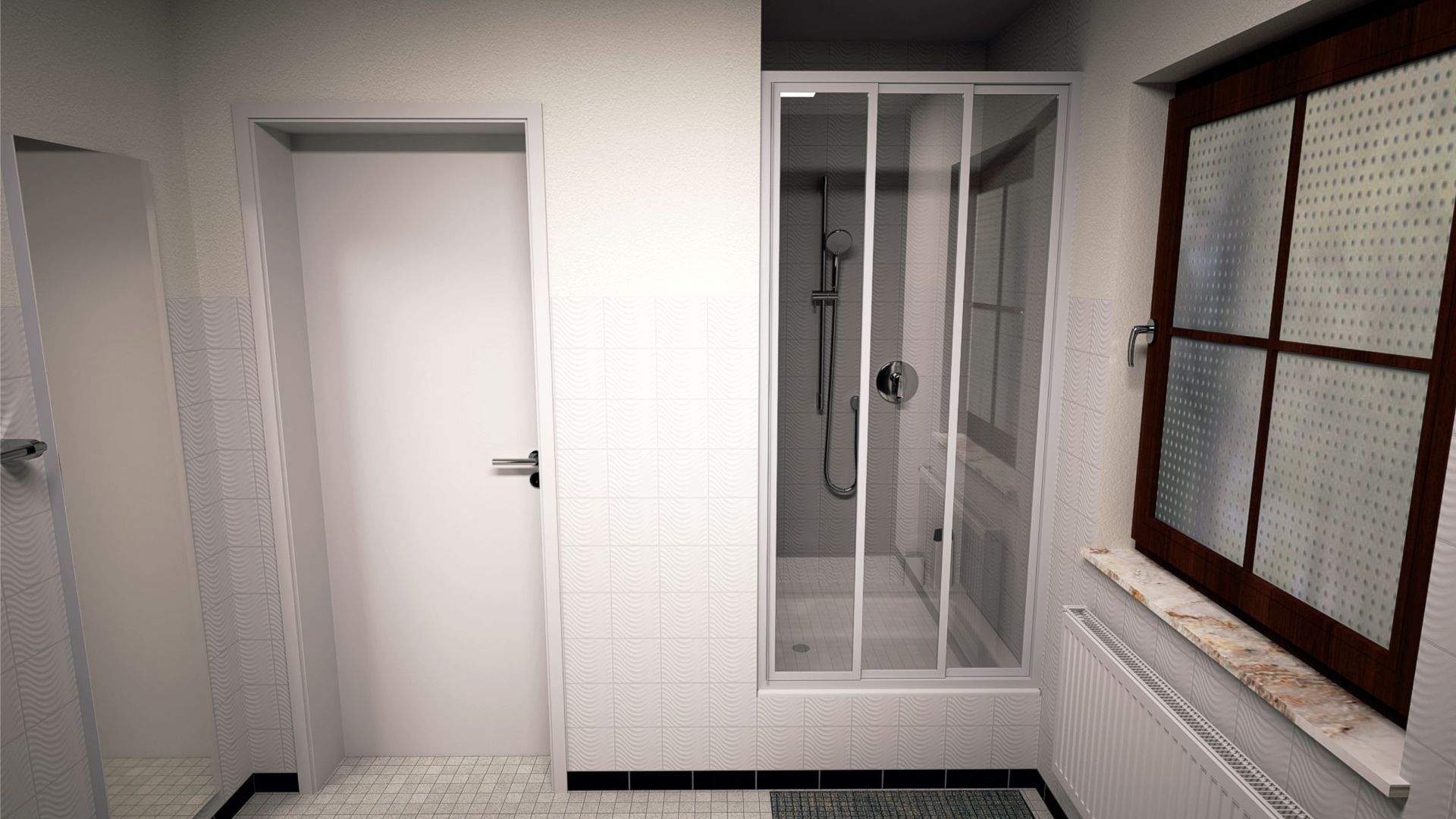 Dusche in Salzgitter vor dem Duschumbau