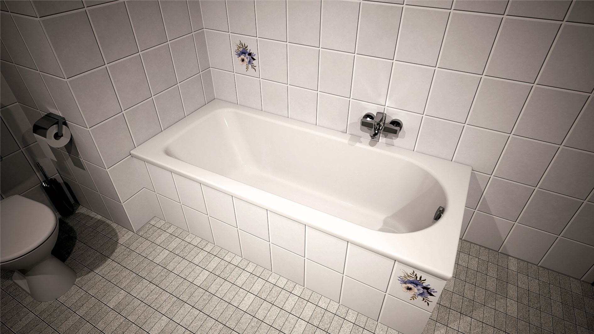 Montage von Wanne zur Dusche Bild 1