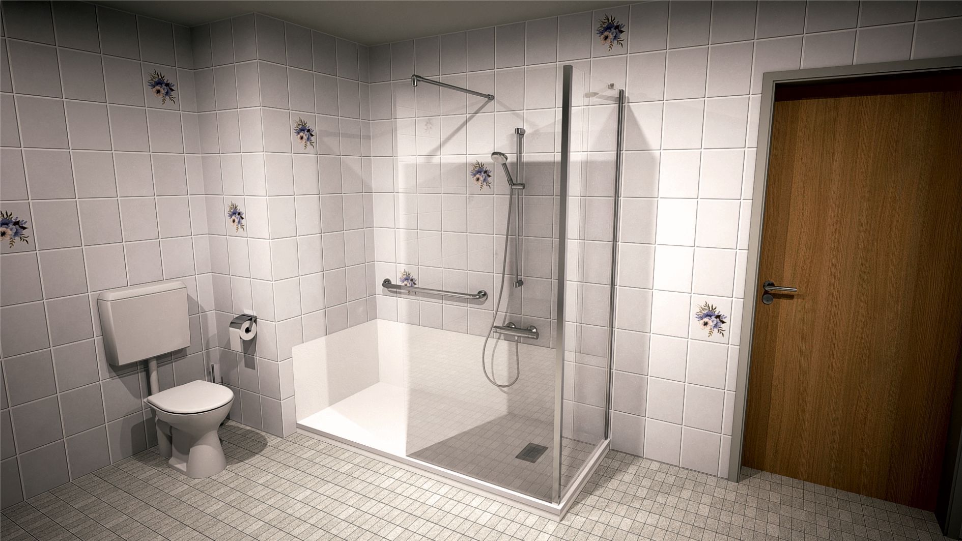 Montage von Wanne zur Dusche Bild 9