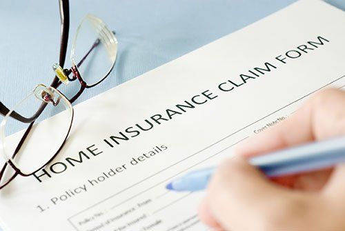 Home insurance claim form