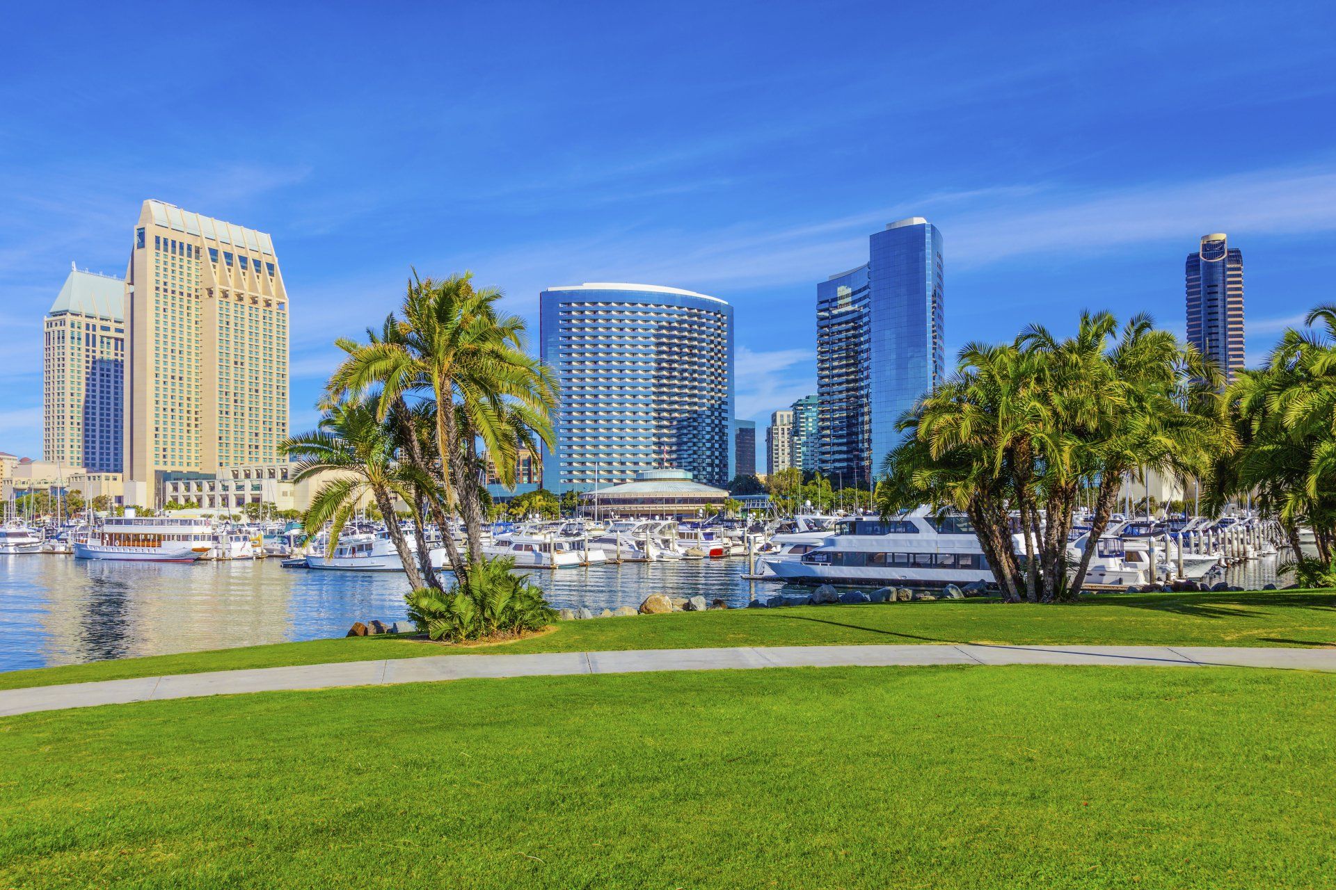 City Skyline Of San Diego, California