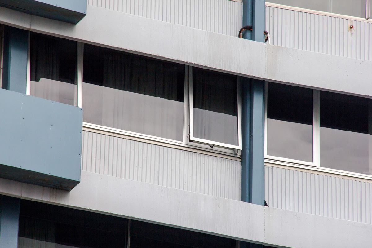 A Building With A Lot Of Windows And Balconies — Datco Aluminium Pty Ltd In Murwillumbah, NSW