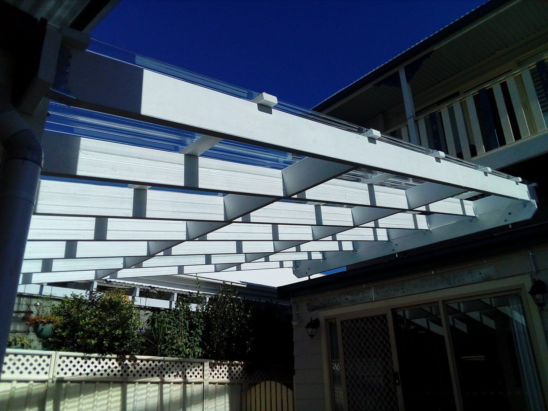 Pergola With Roof — Builders in Salt Ash, NSW