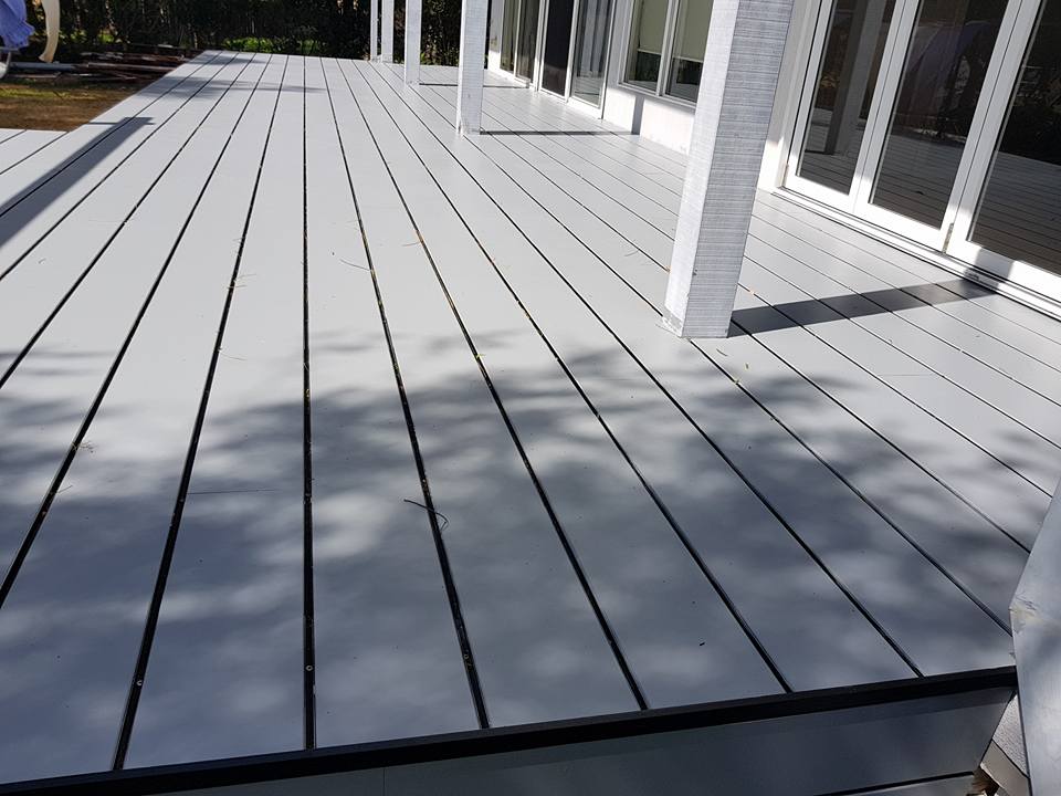 Newly Installed Hardie Deck System — Builders in Salt Ash, NSW