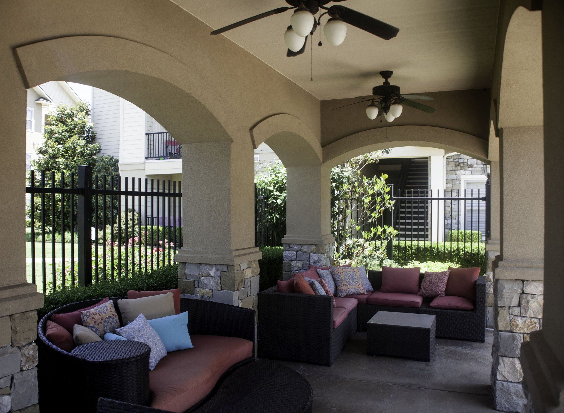 marquis on memorial pool lounging area