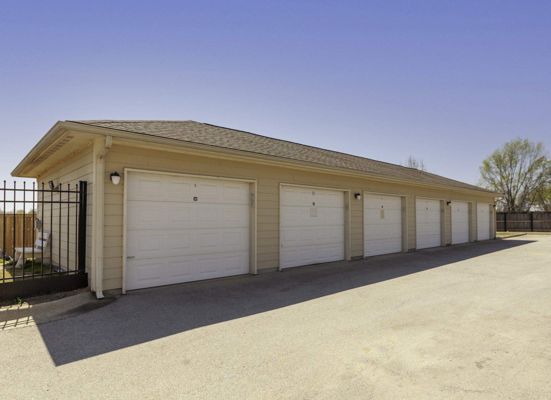 marquis on memorial garage door