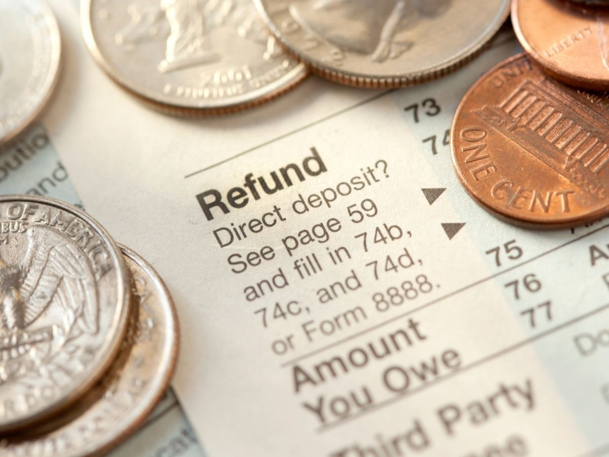 gentleman doing taxes at desk