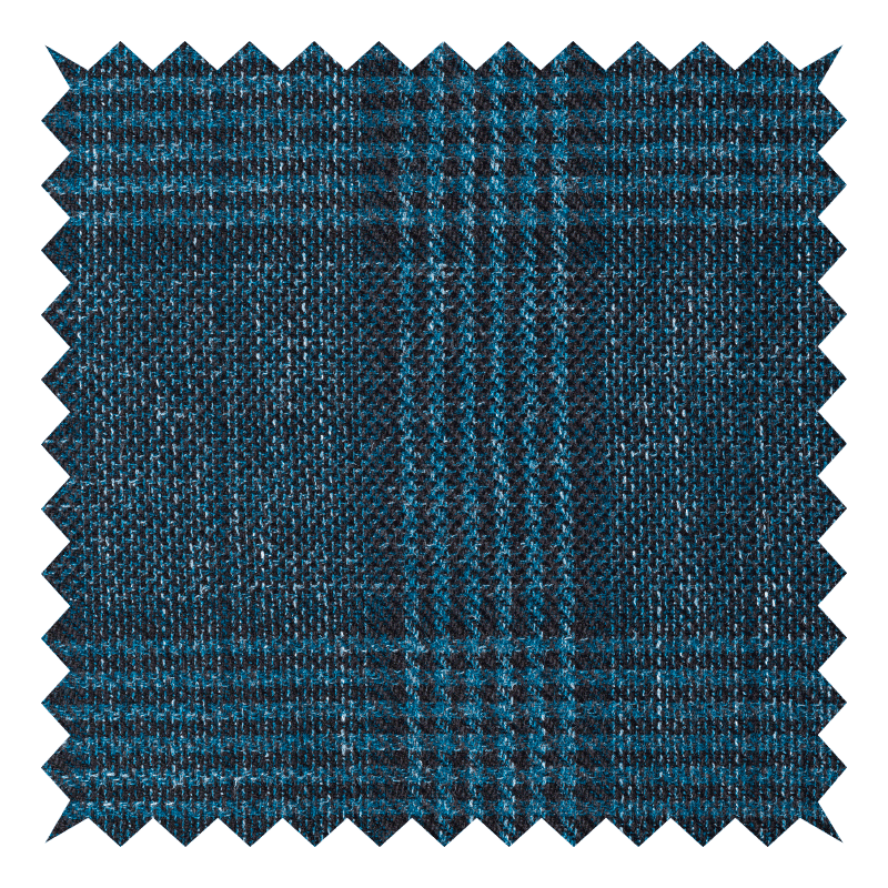 tessuto per uomo celeste