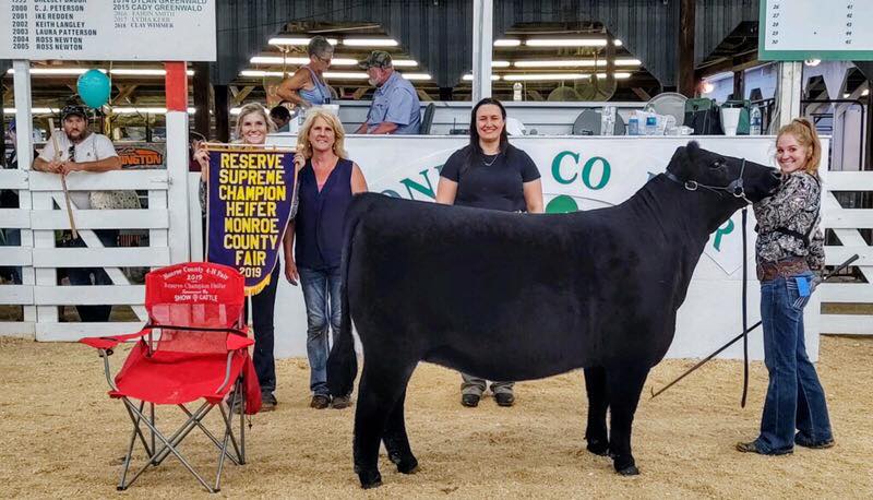 Reserve Champion Overall Female 2019 Monroe County Fair Shown by Grace Richards