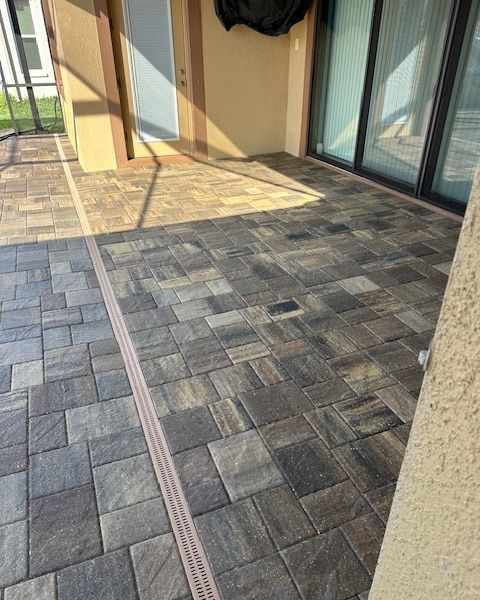 Paver Patio with new pavers