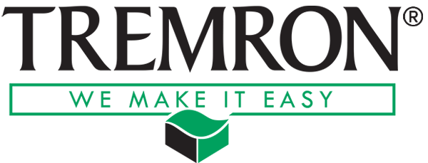 A logo for tremron that says we make it easy
