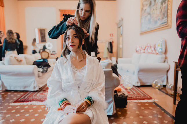 servizio capelli sposa