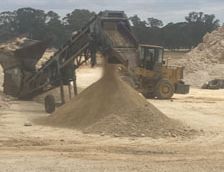 Road-based gravel