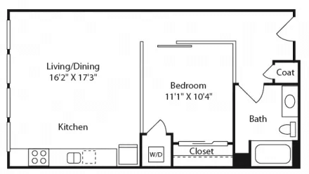 1 Bed | 1 Bath