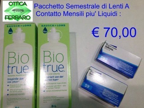 promozione su liquido per lenti