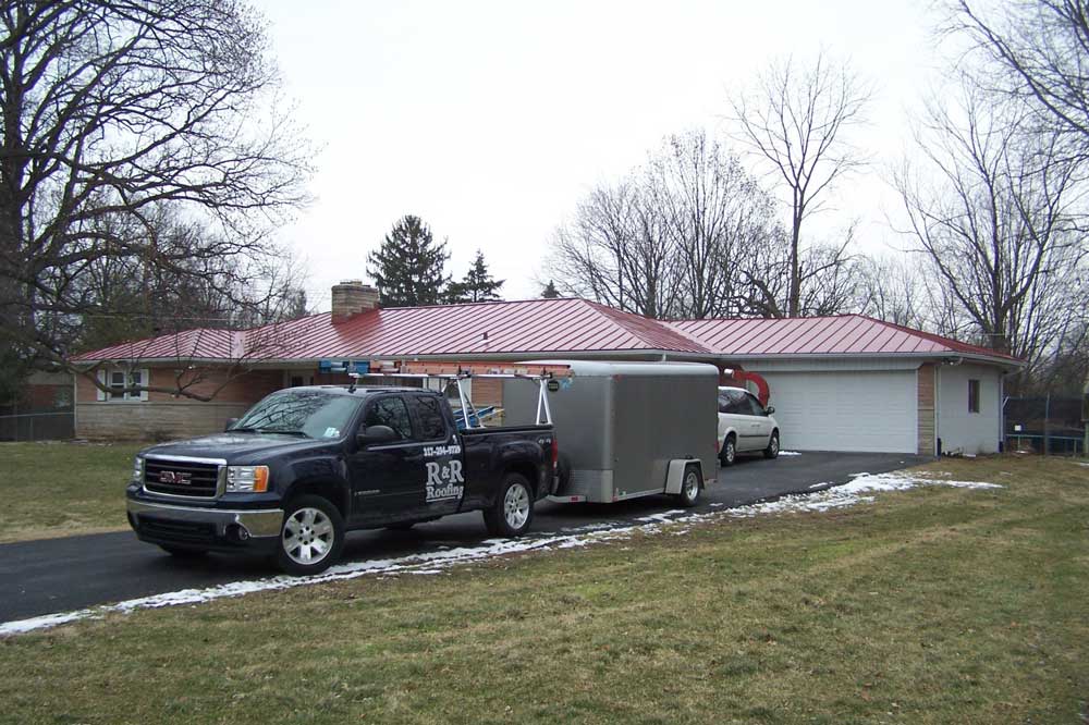 Installed Metal Roof — Indianapolis, IN — R&R Roofing