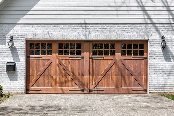 Traditional Two Car Wooden Garage — Fort Wayne, IN — All-Star Door Service
