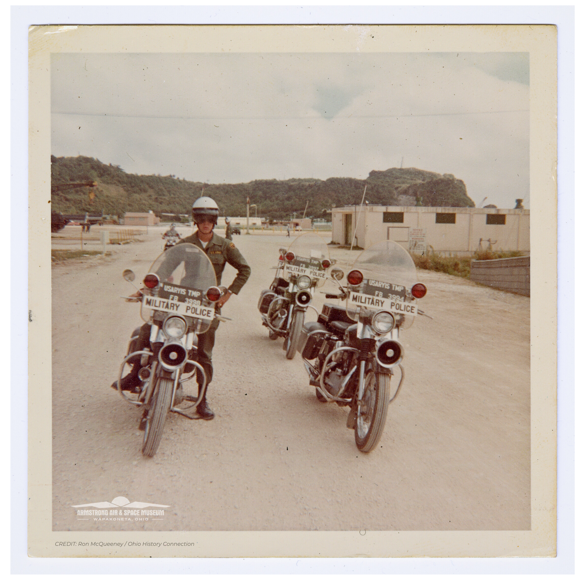 The military police assigned to escort the astronauts around Okinawa, March 1966.