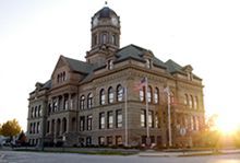 The Auglaize County courthouse building. 
