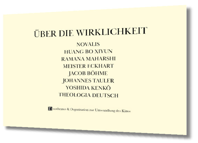Hörspiel-Edition Über die Wirklichkeit von Ronald Steckel Hörspiel-Edition Über die Wirklichkeit von Ronald Steckel