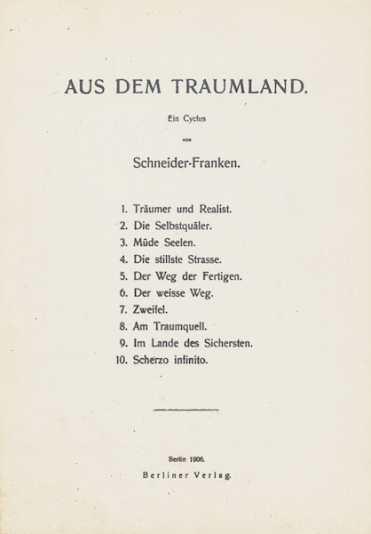 Aus dem Traumland, Zeichnungen, von Bô Yin Râ