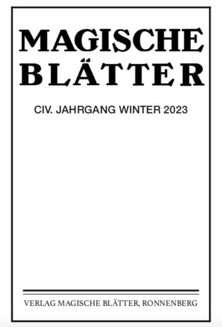XVI. Magische Blätter Winter 2023/2024