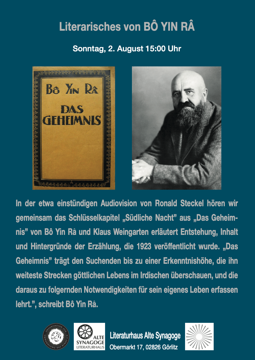 Literarisches von Bô Yin Râ (1)