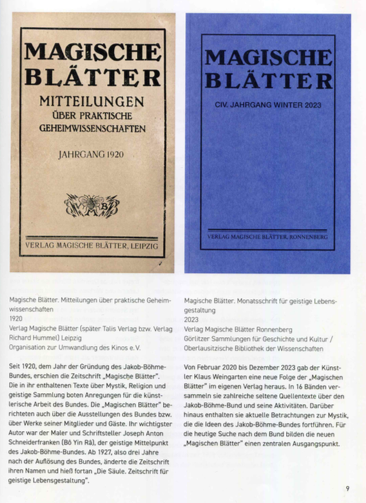 Museumskatalog Die Suchenden – Die Kunst des Jakob-Böhme-Bundes