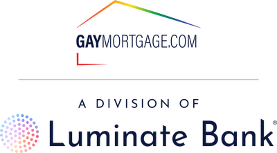 GayMortgage.com and Luminate logo