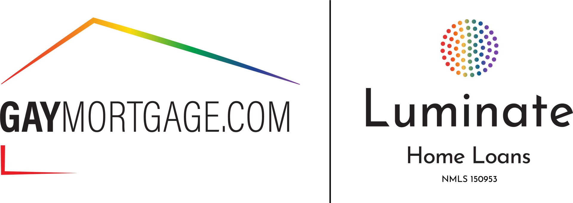 Gaymortgage.com and Luminate Home Loans logo