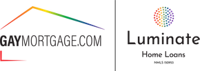 Gaymortgage.com and Luminate Home Loans logo