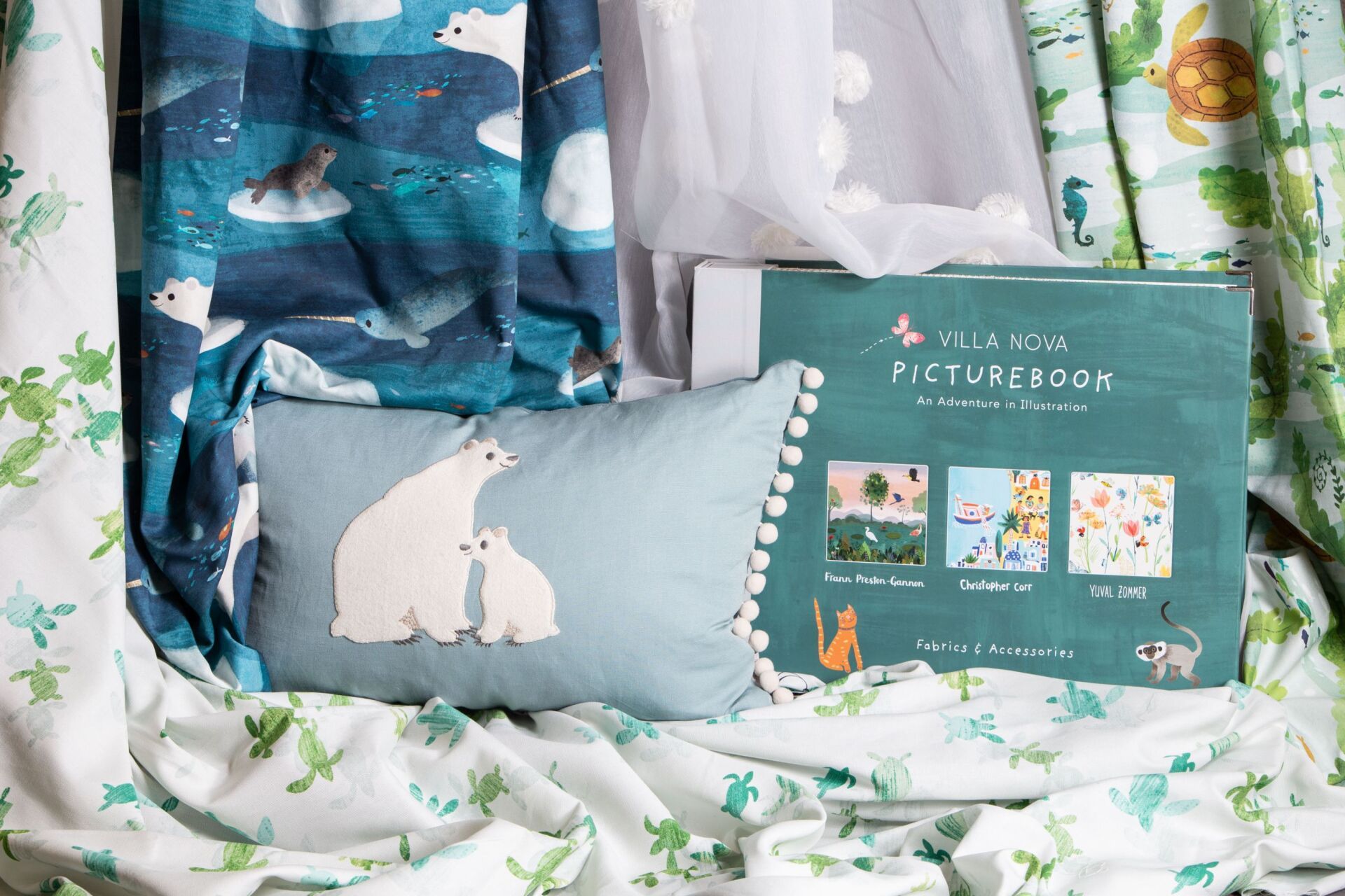 tendaggi a tema floreale