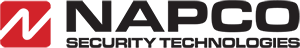 NAPCO Security Technologies logo. A red square with a white